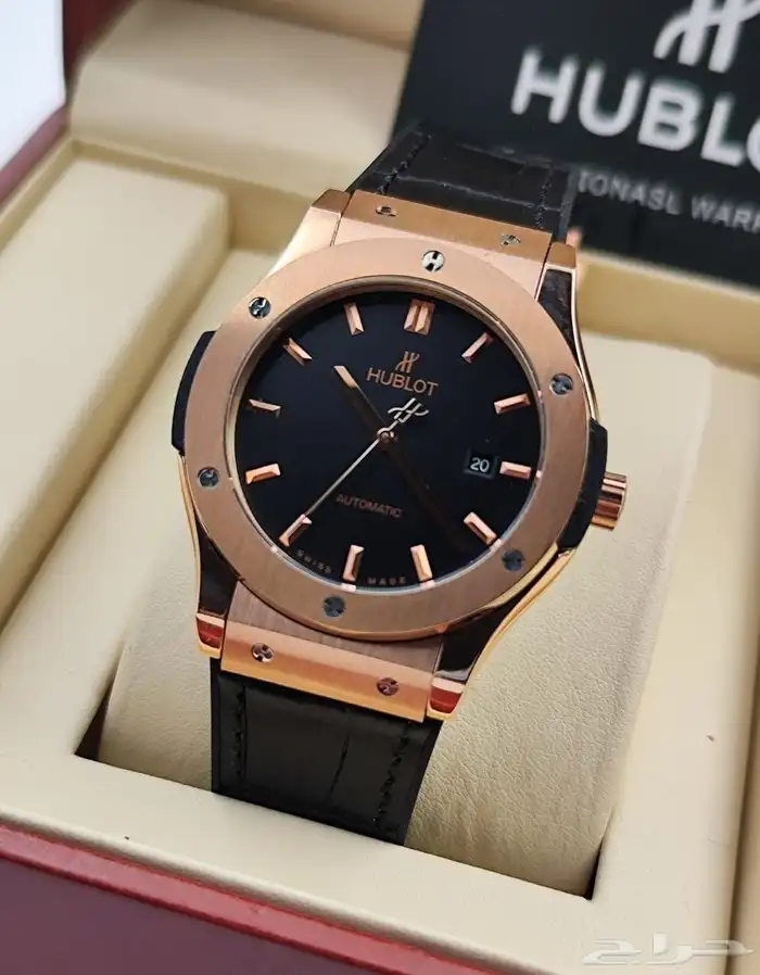 ساعات هوبلوت HUBLOT اوتوماتيكية سويسرية ماستر كواليت 8