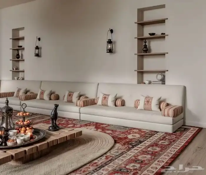 تنجيد كنب تفصيل مجالس وجلسات ارضية ومغربية ومساند وستائر 46