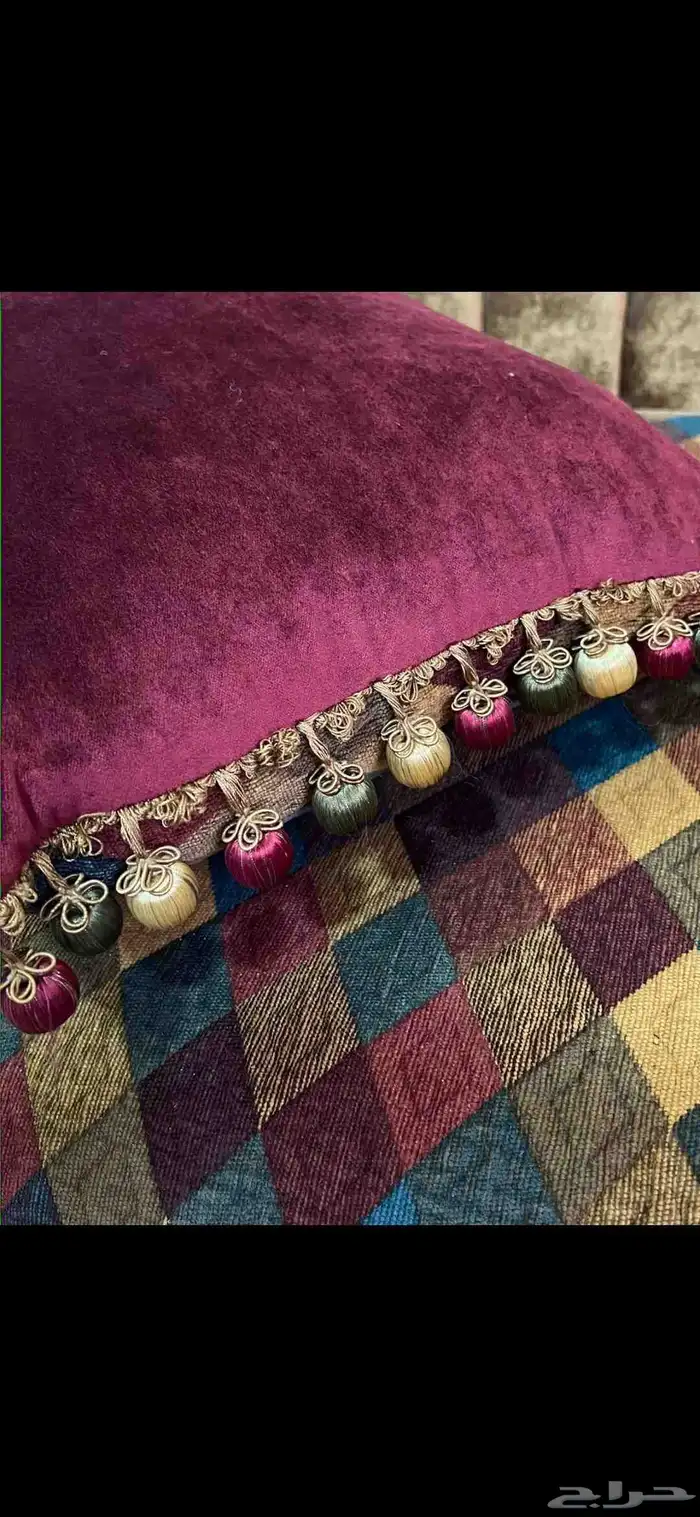 كنب خشب منحوت جديد لم يستخدم 10