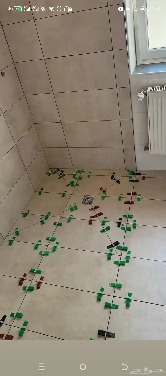 معلم بلاط وبورسلان ورخام الشغل ب الاجهزه الحديثة 7