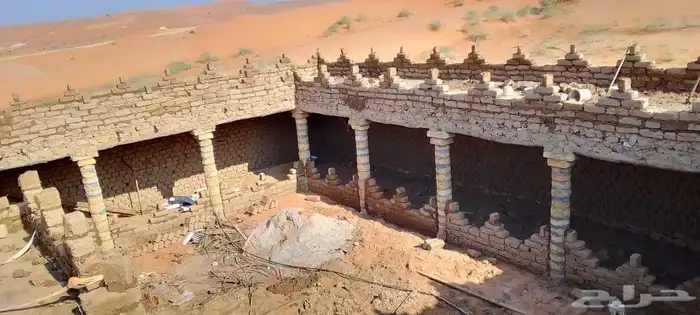 تنفيذ مباني تراثيه بيوت طين خشب اثل جريد نخل 3