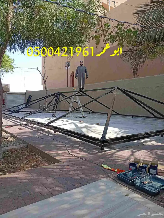 بيت شعر هيكل المطور سهل لفك وتركيب 1