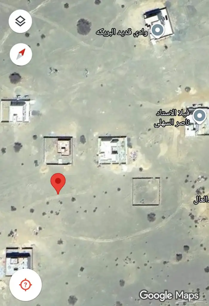 للبيع ارض سكنية زاوية تقبل التجزئة في البريكه 0