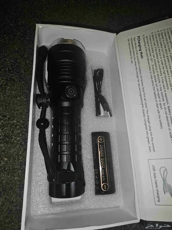 كشاف P90 جديد وتم اضافه بطاريه اصليه 0