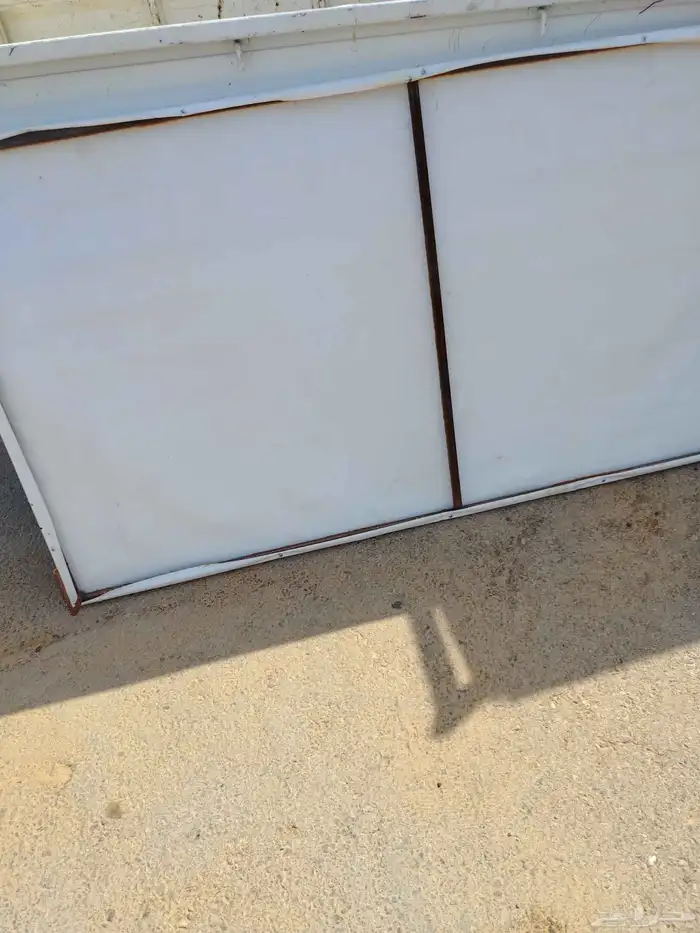 قاعده حديدي اعلان المخيمات الطول متر1 والعرض 2 1