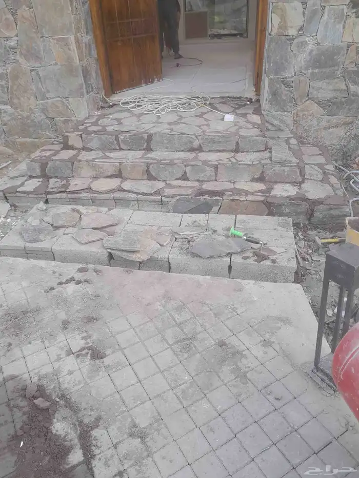 تلبيس الحجر ورص الحجر ربراب 9