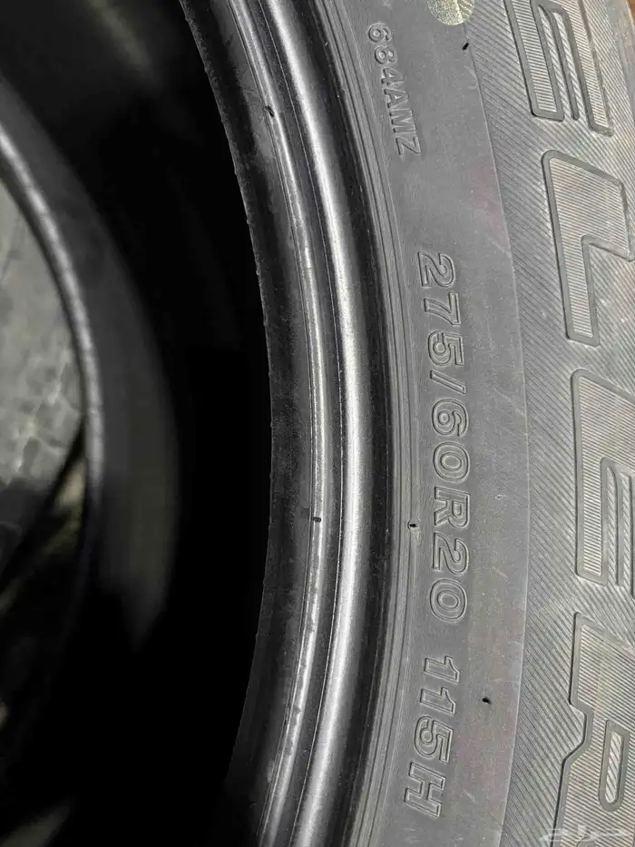 نعرض لكم كفرات بلاتينيوم برجستون وكاله علا الشرط 275 60 20 5