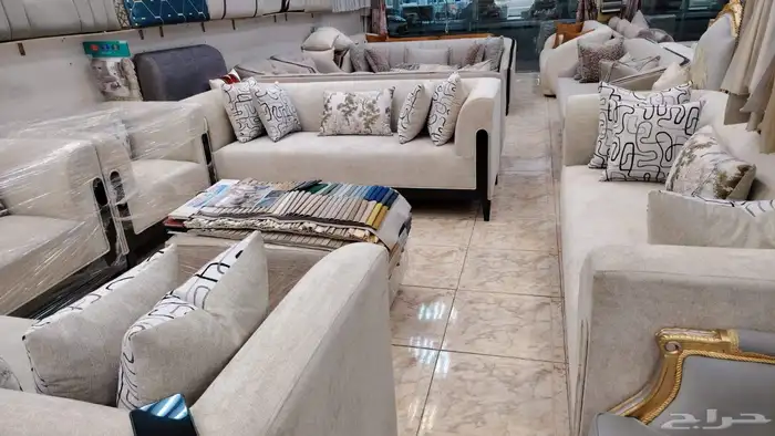 مفروشات الرياض  تفصيل جميع انواع الكنب والجلسات الارضي والست 9