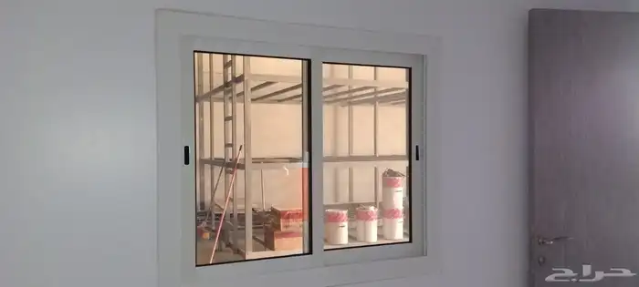 حداد المنيوم خشب باب دربزين 18