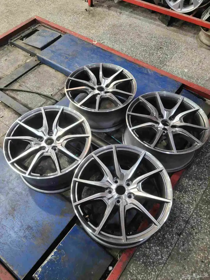 جنوط جينيسيس g70 كروم وكالة 2024 مقاس 19 جنوط جنسس 3