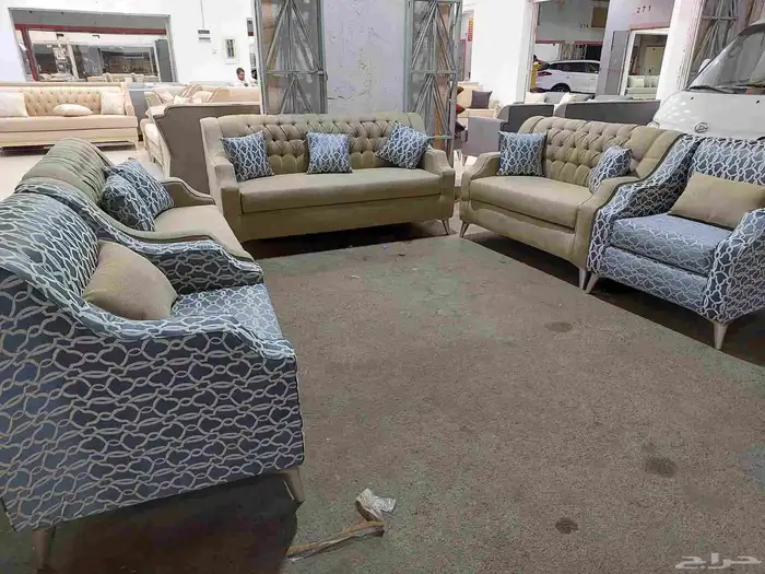 طقم كنبات تفصيل حسب الطلب ب1700ريال 16