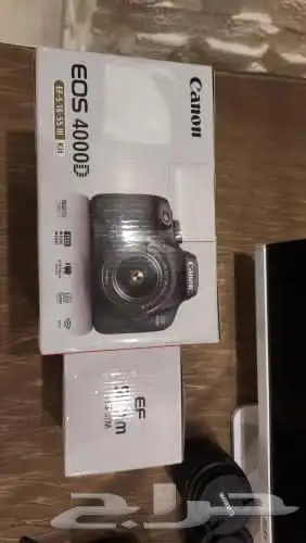 كاميرا كانون Canon EOS 4000D مع عدسة EF-S 18-55mm استخدام 4