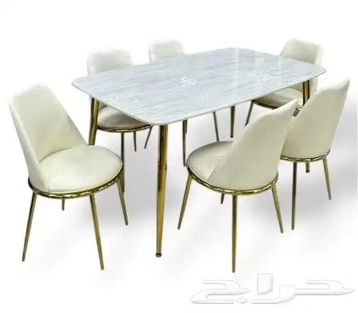 طاولات طعام رخام او سيراميك جودة عالية وقوية 25