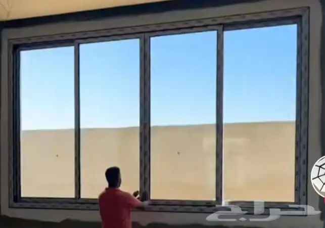 ورشة كيان الخليج للحداده المنيوم معلم محمد اجمل باكستاني 2