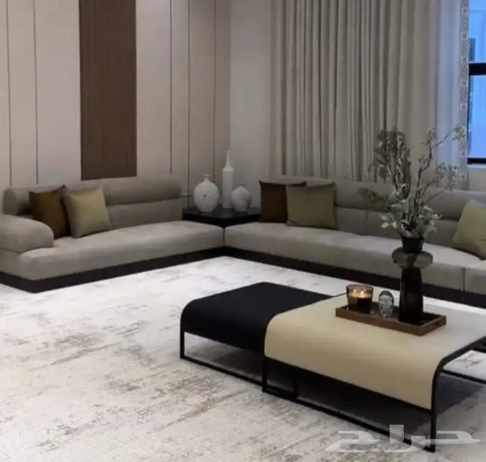 تنجيد كنب تفصيل مجالس وجلسات ارضية ومغربية ومساند وستائر 5