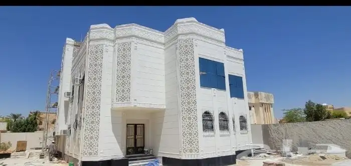 لياسه ملونه بديل الحجر الطبيعي بطحاء الرياض اسمنت ابيض 3