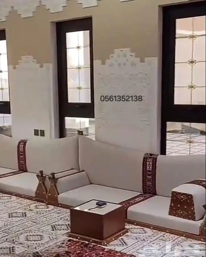 تنجيد كنب تفصيل مجالس وجلسات ارضية ومغربية ومساند وستائر 20