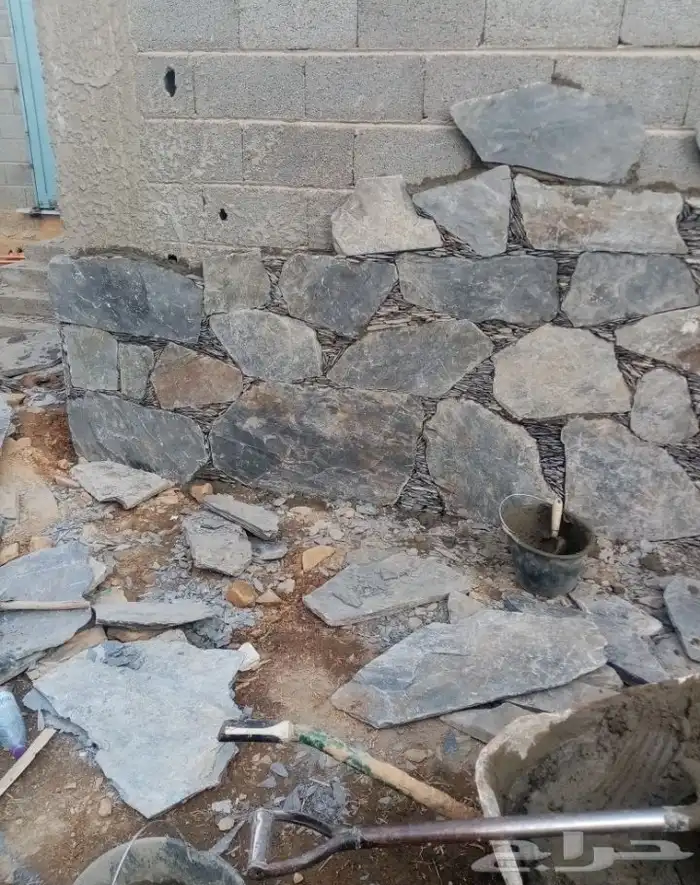 لتلبيس الحجر وبناها ورباريب وشغل بلمعد 7