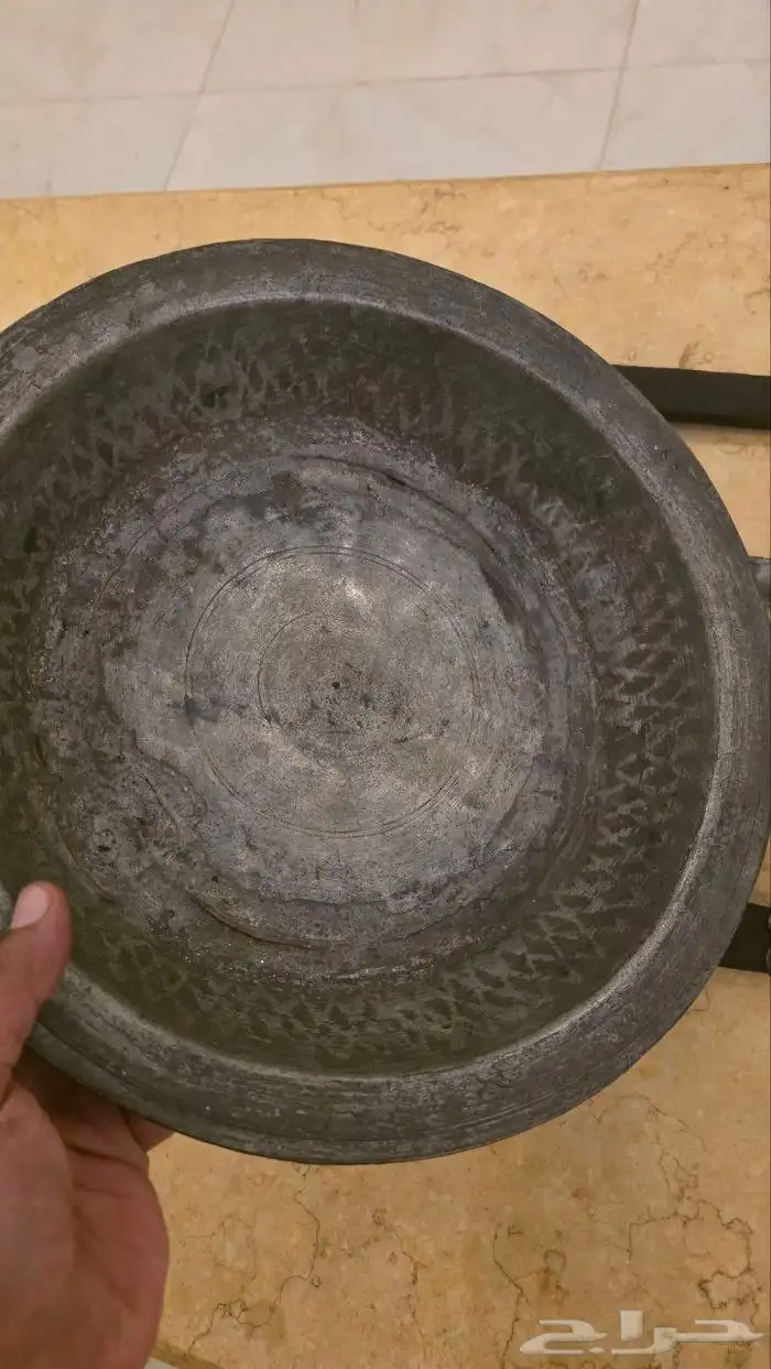 صحن نحاس احمر عثماني 1