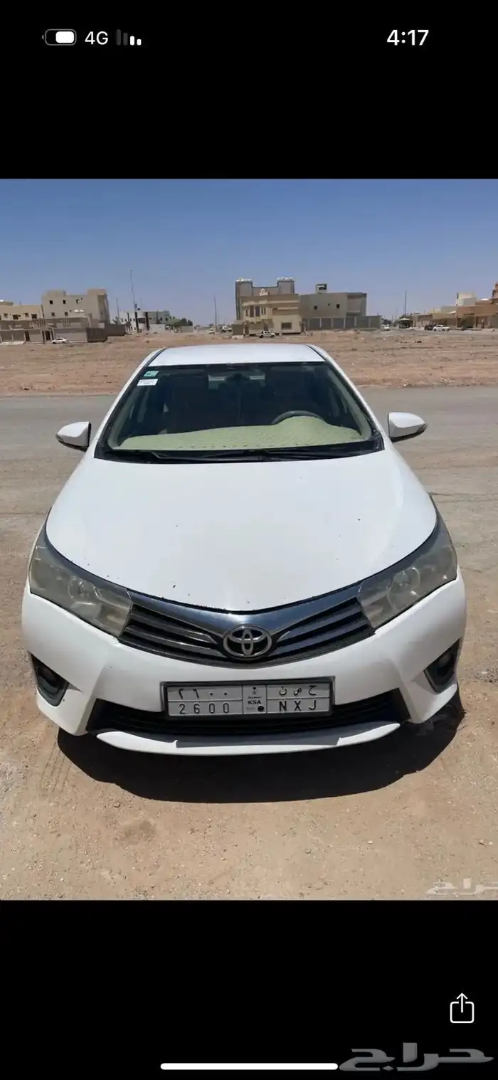 تويوتا كورولا 2015 ماشيه 250 الف 0
