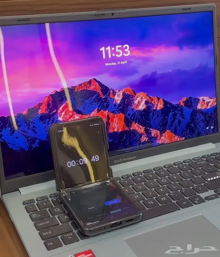 لابتوب asus oled بنصف السعر أخو الجديد مع كرتونته وقراطيسه 0