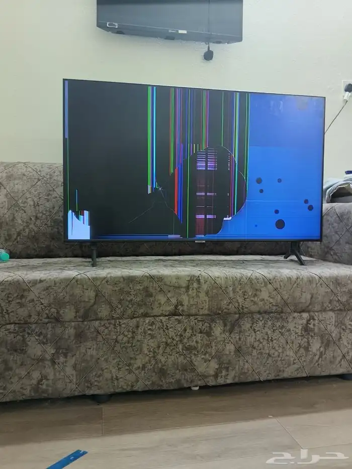 شاشه سامسونج حجم كبير الشاشه مكسوره 0