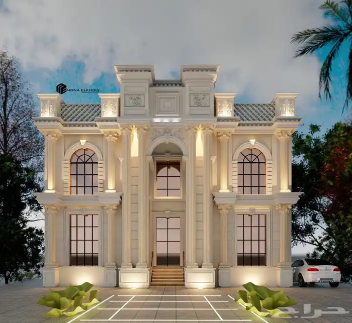 ديكورات خارجيه جي ارسي تنفيذ جميع التصاميم وتجليد كامل للوا 8