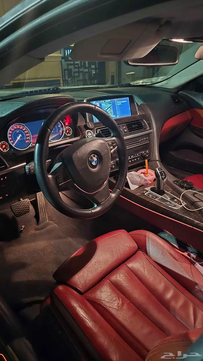 BMW 640i 2015 نظيفة جدا وممشى قليل 8