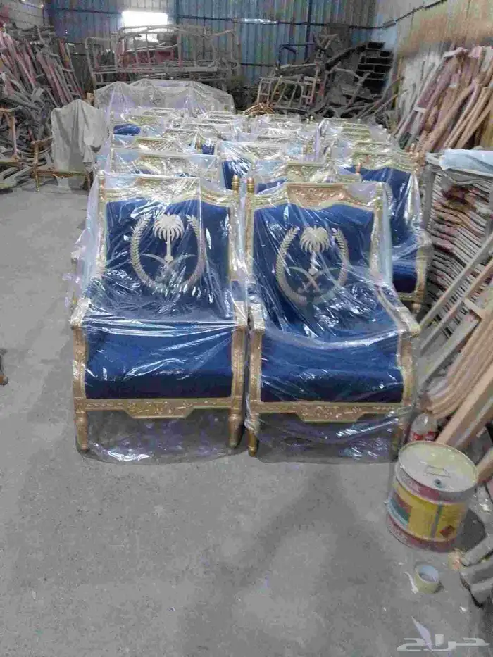 تفصيل كنب كلاسيكي مصري دمياطي زان أحمر 4