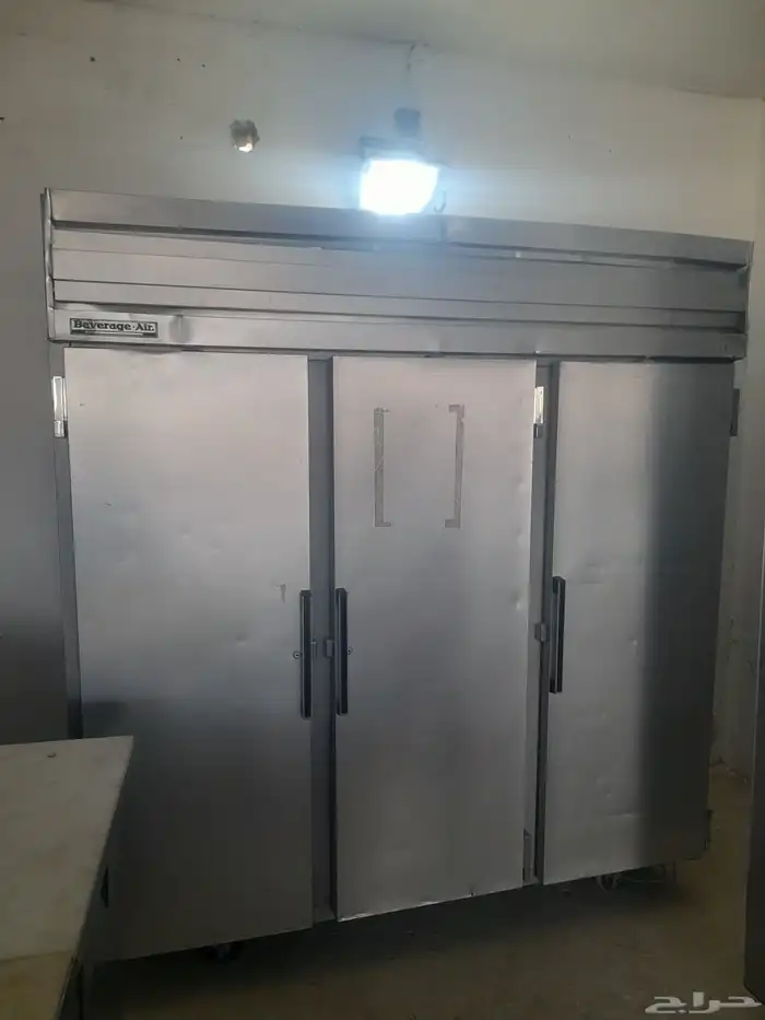 ثلاجه استيل ثلاثه باب امريكي 0