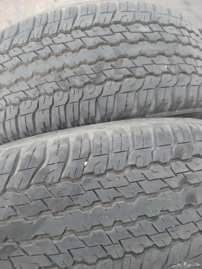 كفرات دنلوب 265علا65جنط 17مستخدم اخو الجديد 3