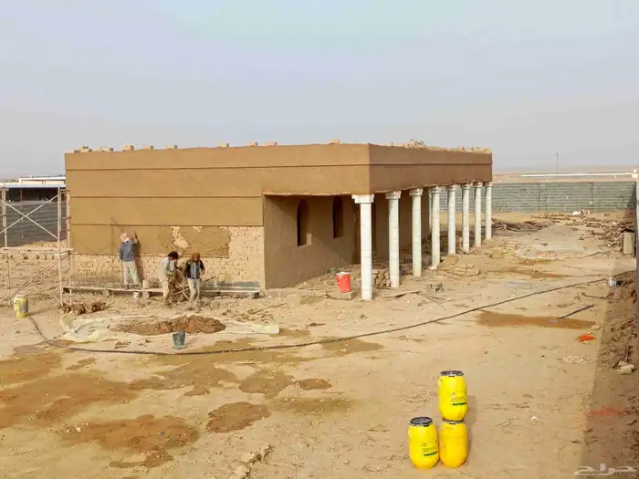 بناء وترميم بيوت الطين 3