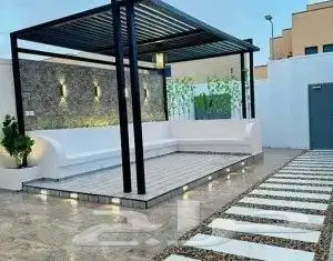 حداد مظلات سواتر برجولات تحويشات وجميع اعمال الحدادة 9