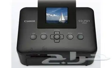 طابعة صور فوتوغرافية كانون شبه جديدة ممتازة جدا بقراطيسها 0