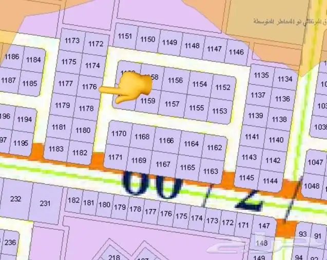للبيع نص ارض في جوهرة العروس الجزء2ل حي الجزيرةاقل عرض بسوق 3