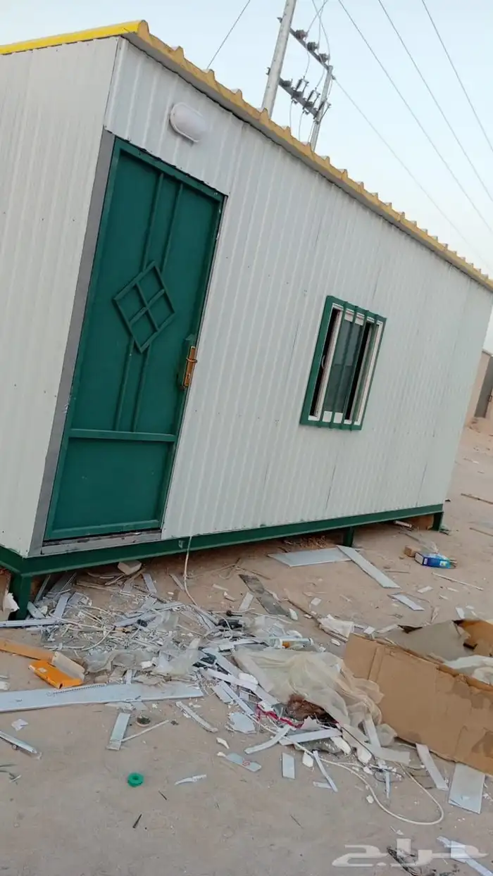 غرف بركسات جاهزه جديده معزوله مقاسات مختلفه 0