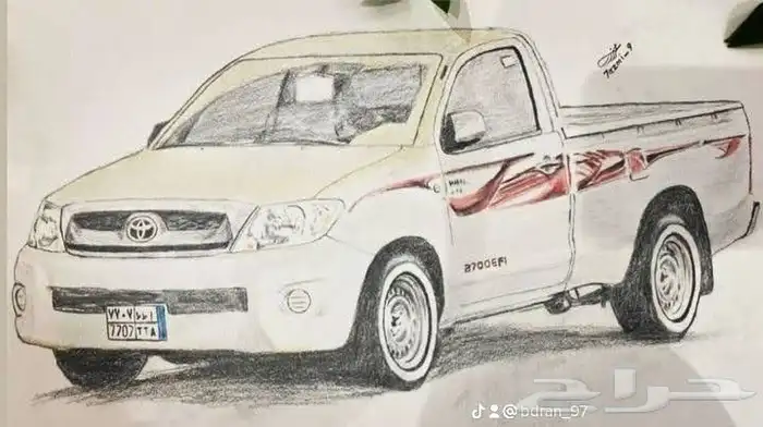 رسم سيارات للبيع 4