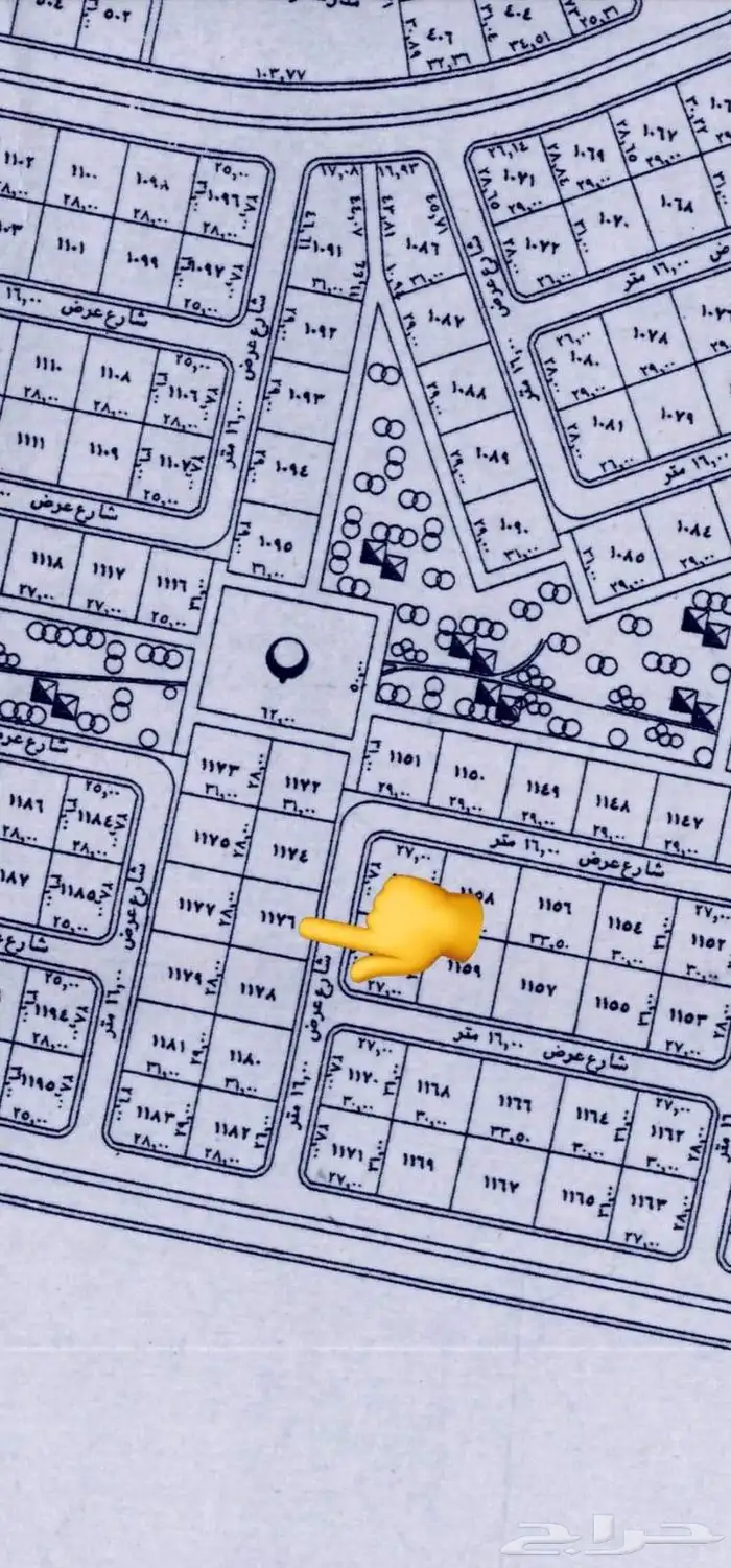 للبيع نص ارض في جوهرة العروس الجزء2ل حي الجزيرةاقل عرض بسوق 2