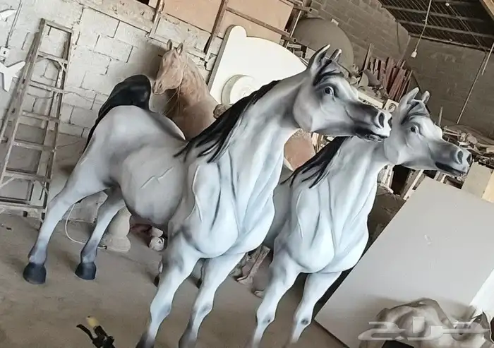 مجسمات ديكورات فايبر جلاس 3