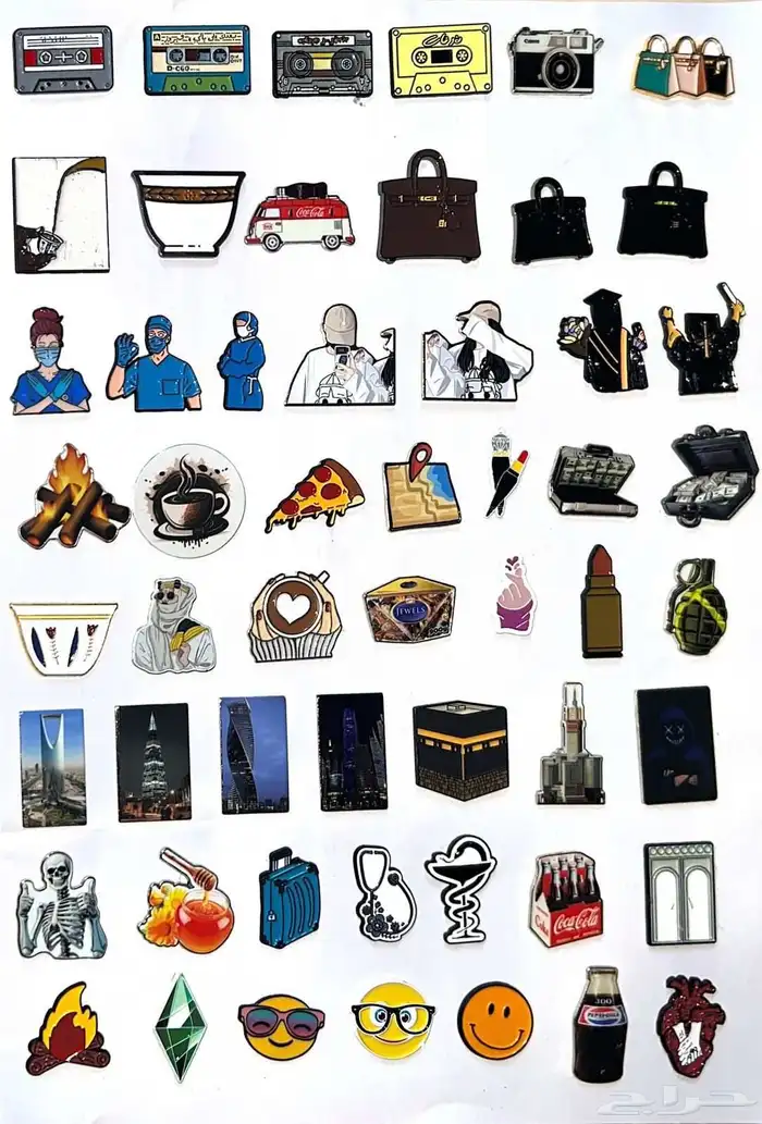 ملصقات جوال خلفيه 6