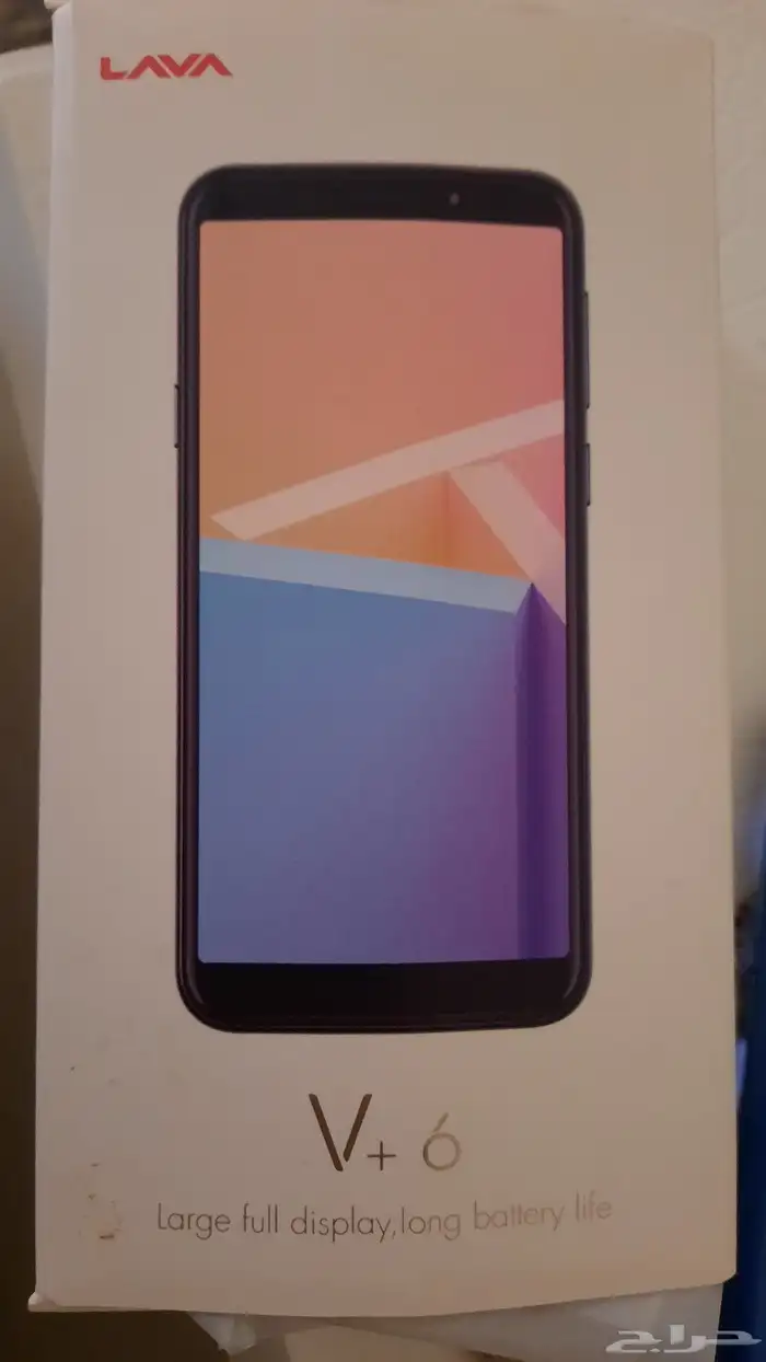 جوال لافا v 6 LAVAشريحتين للبيع 2