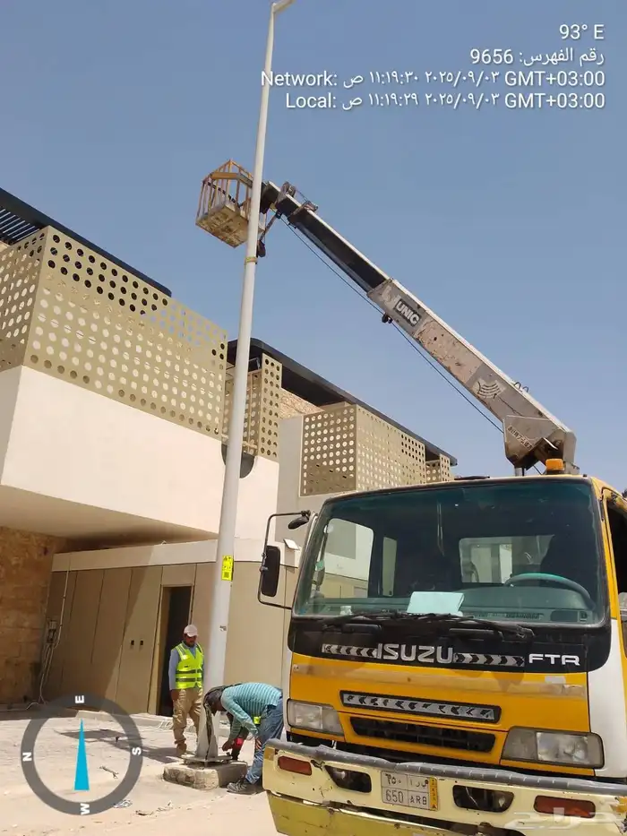 تاجير رافع شوكيه وكرينات وسيزرات اليوميه والشهريه 4