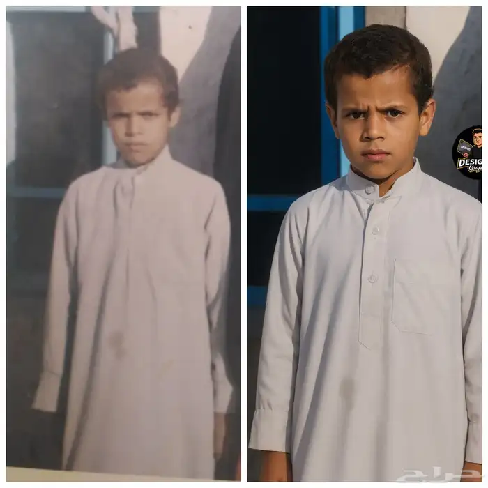 ترميم الصور القديمة بجودة عالية بدون التغيير في ملامح الوجه 6