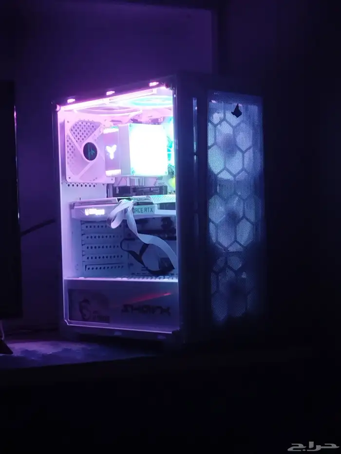PC RTX3060 ابيض بالكامل 0