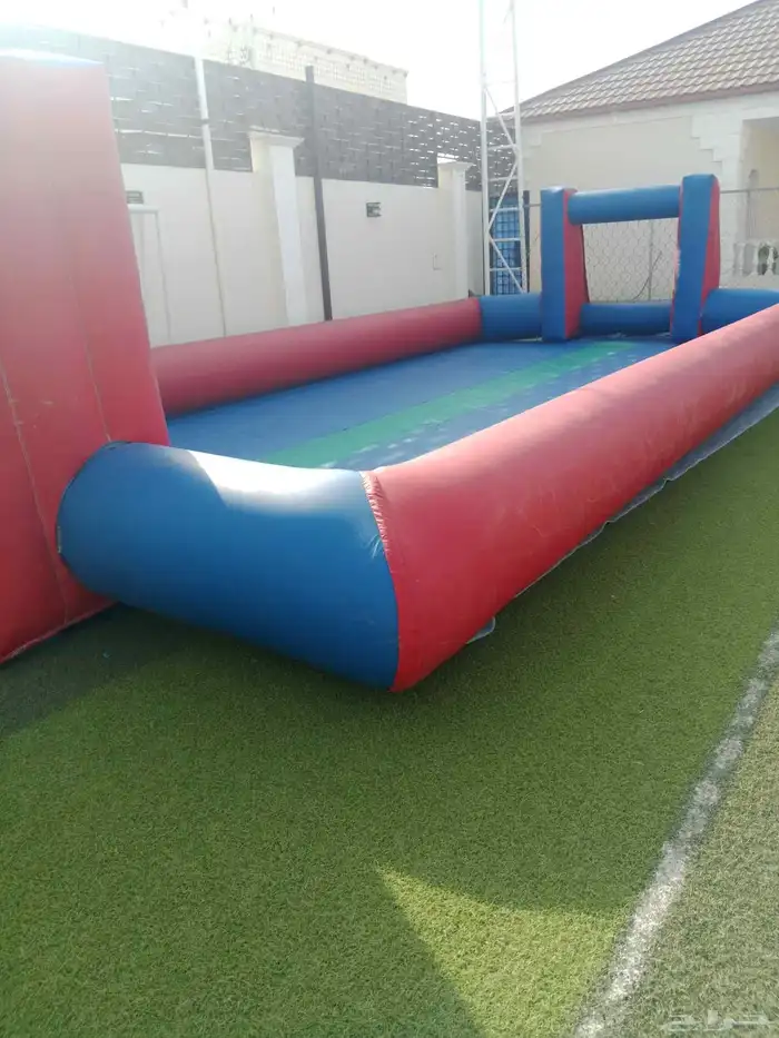 إيجار ملعب صابوني زحليق نطيطات هوائيه 6