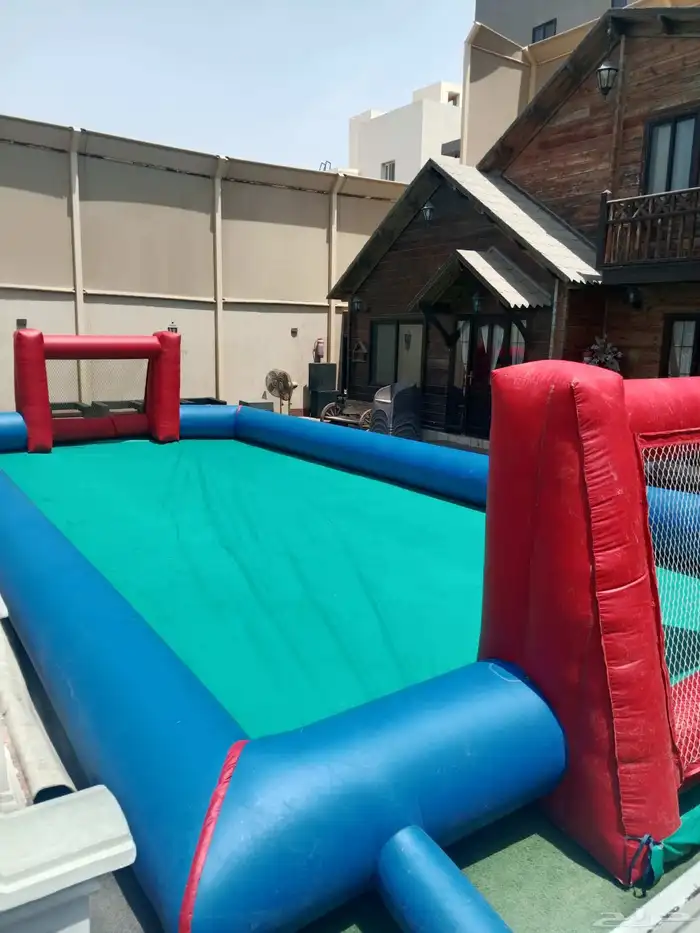 إيجار ملعب صابوني زحليق نطيطات هوائيه 8