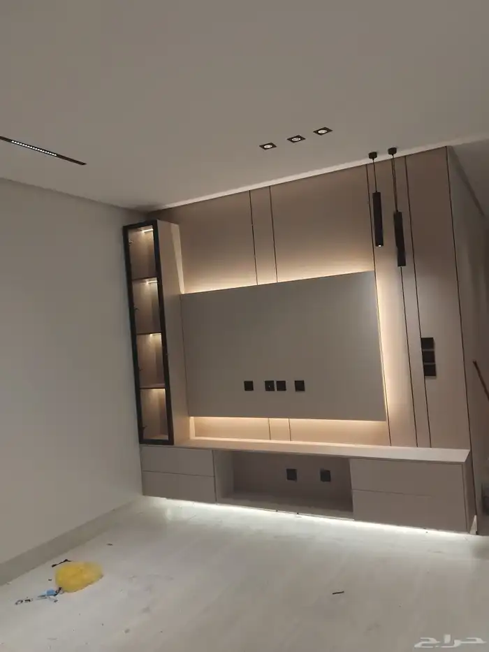 ديكورات بديل شيبورد خلفيات شاشه مرايا رف مكتبه 3