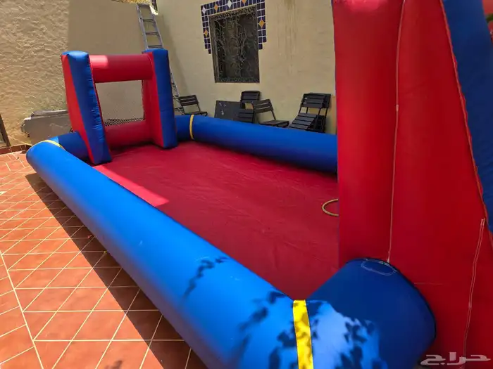 إيجار ملعب صابوني زحليق نطيطات هوائيه 10