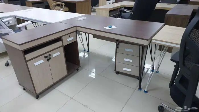 modern manager desk set and staff desks 9