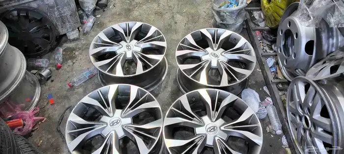 جنوط سوناتا 2016 مقاس 18 اصلي وكاله مستعمل نضيف 1